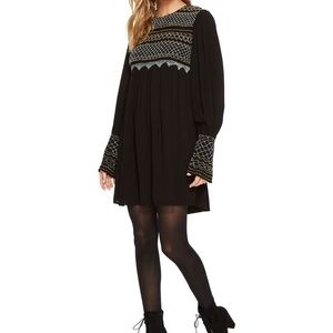 Free People Late Night Picnic Mini Dress